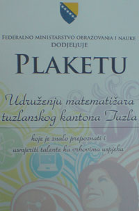 Plaketa Mostar 2010
